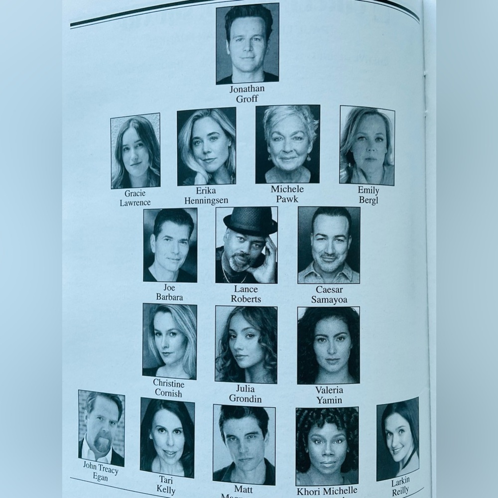 Jonathan Groff Just In Time Broadway Playbill April 2025 Erika Henningsen NEW - Picture 3 of 8